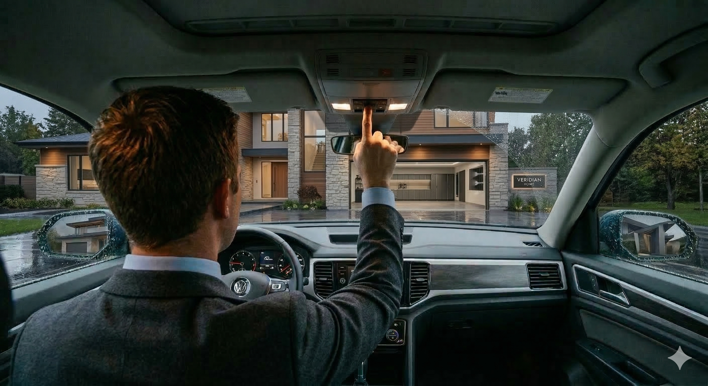 Activate sprayer control and rinse activation view